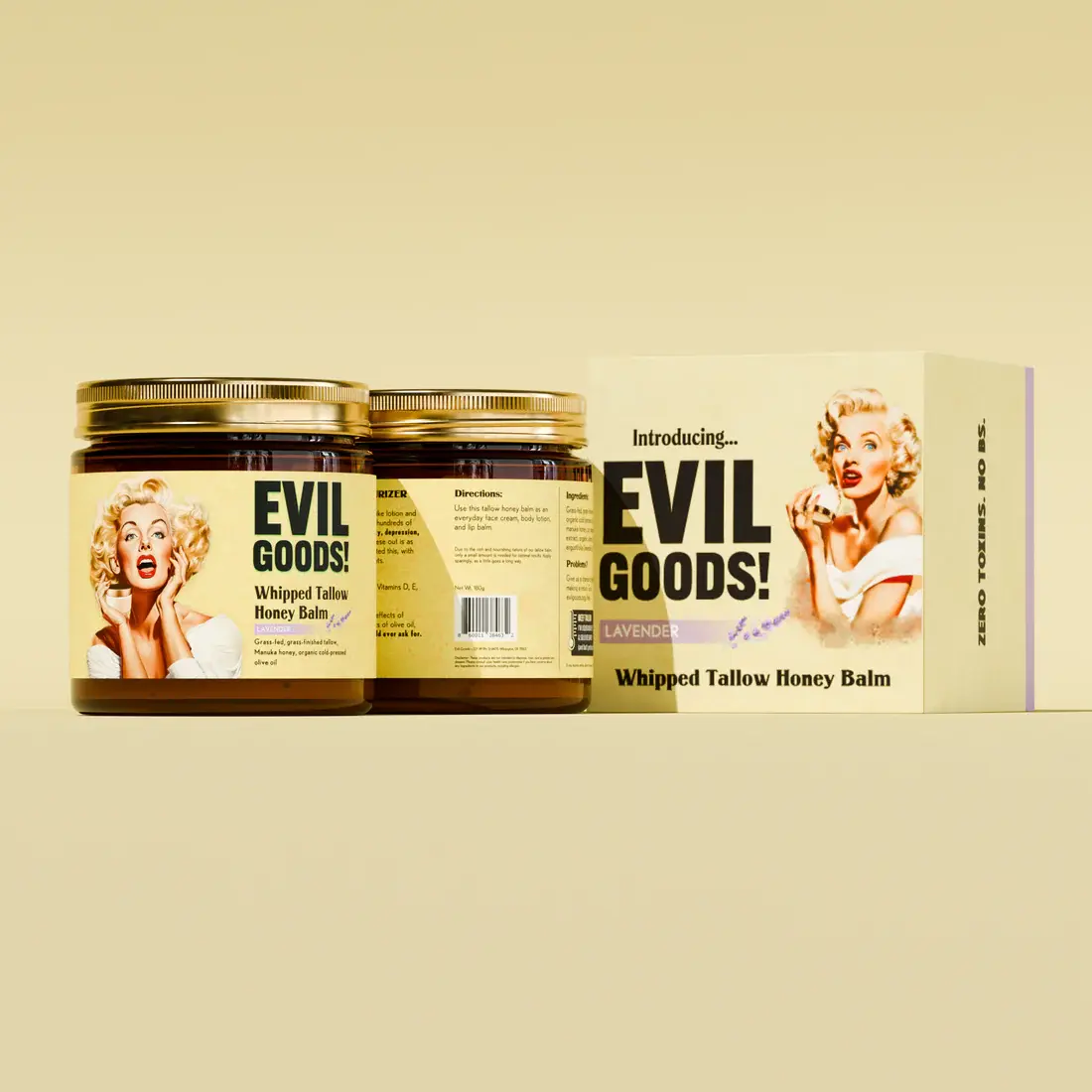 EvilGoods✨- Bálsamo Con Sebo De Res Y Miel De Manuka - ORIGINAL