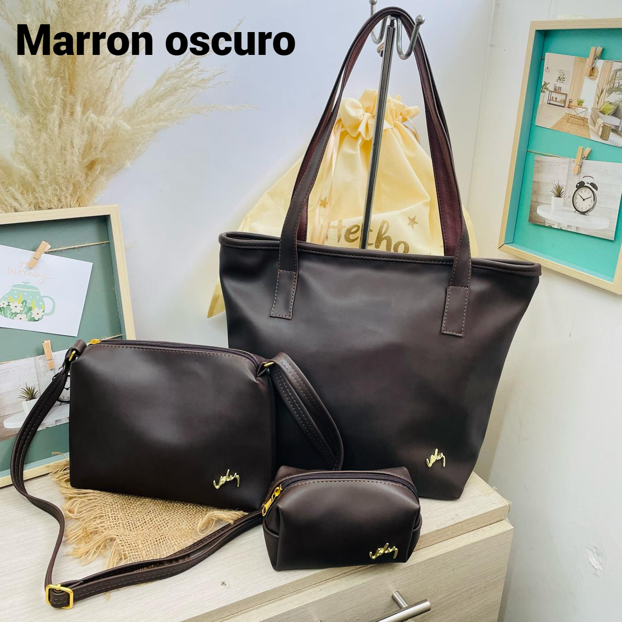 COMBO EN CUERO ESTILO VZ SAFARI ✨